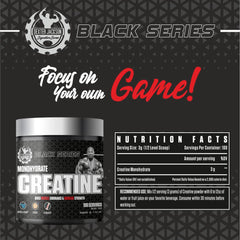 Dexter Jackson Black Series Creatine Monohydrate 300g -100 Servings
