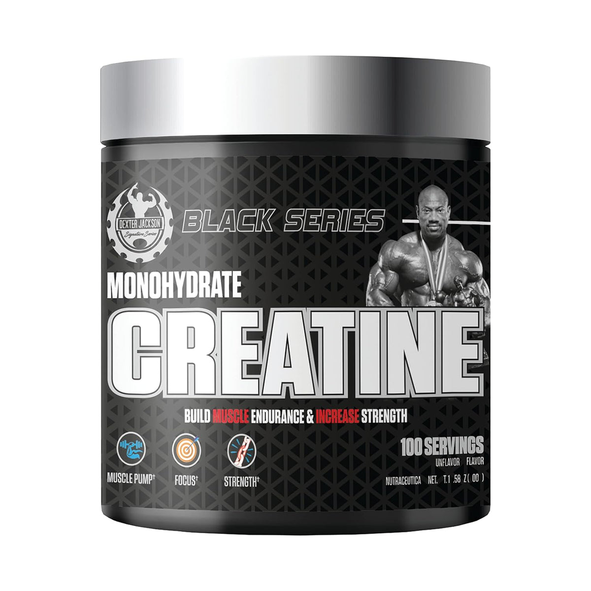 Dexter Jackson Black Series Creatine Monohydrate 300g -100 Servings
