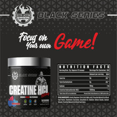 Dexter Jackson Black Series Creatine HCL 2000 mg -150 Servings