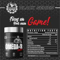 Dexter Jackson Black Series Triple Strength Omega-3 Fish Oil - 90 Softgels