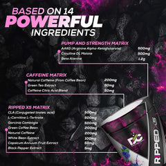 Doctor's Choice RIPPED-X5 Professional Pre-Workout Formula -30 Servings