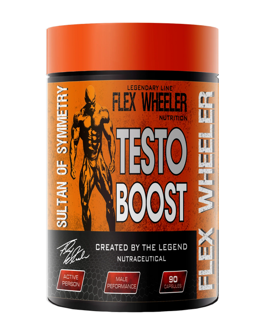 Flex Wheeler Legendary Testo Boost Testosterone Booster For Men - 90 Capsules