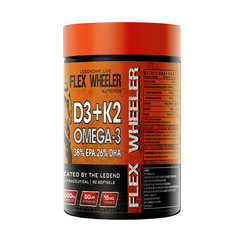 Flex Wheeler Nutrition Legendary Omega 3 D3+K2 - 90 Softgels