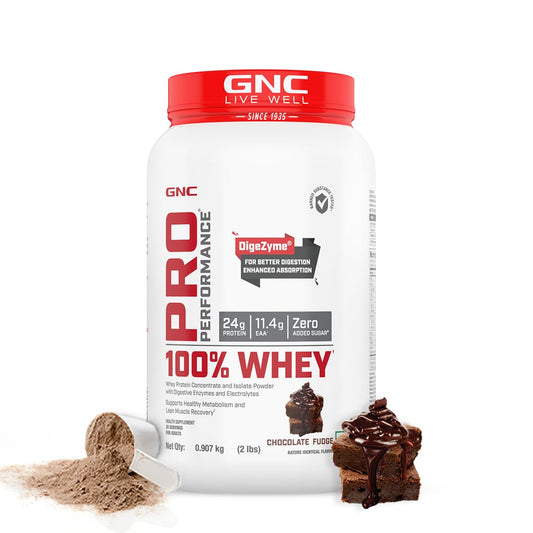 GNC Pro Performance 100% Whey Protein Powder - 2 Lbs