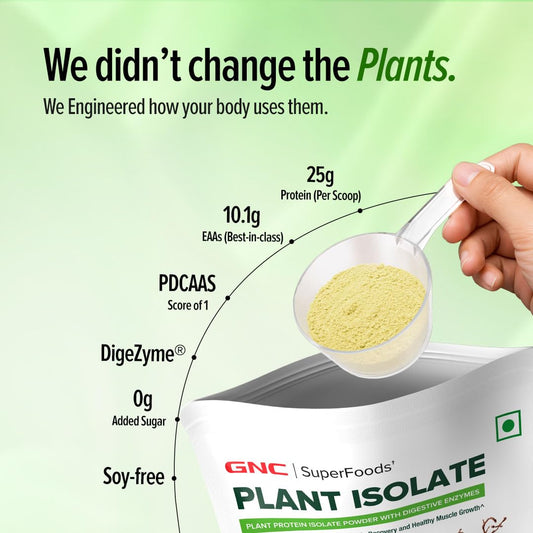 GNC Superfood Plant Isolate Protein Powder -2 Lbs