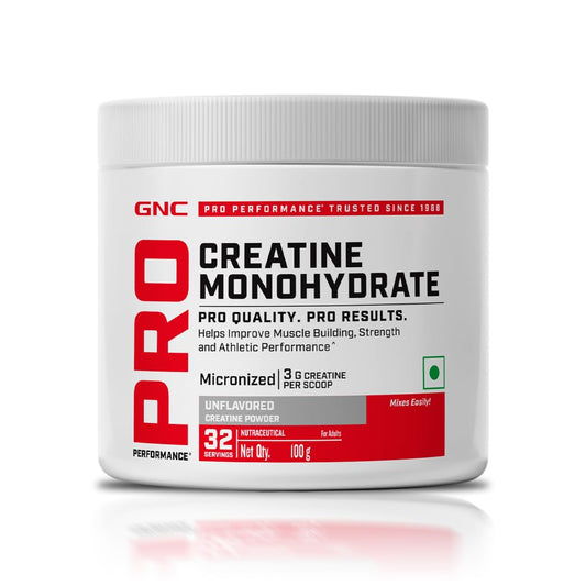 GNC Pro Performance Creatine Monohydrate 100g - 33 Servings