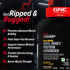 GNC AMP Gold Series Whey Protein Advanced - 4 Lbs