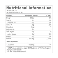 GNC Pro Performance L-Glutamine 5000 mg -  50 Servings