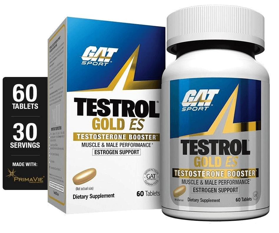 GAT Testrol Gold ES Testosterone Boosters - 60 Tablets