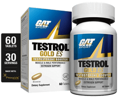 GAT Testrol Gold ES Testosterone Boosters - 60 Tablets