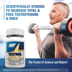 GAT Testrol Gold ES Testosterone Boosters - 60 Tablets