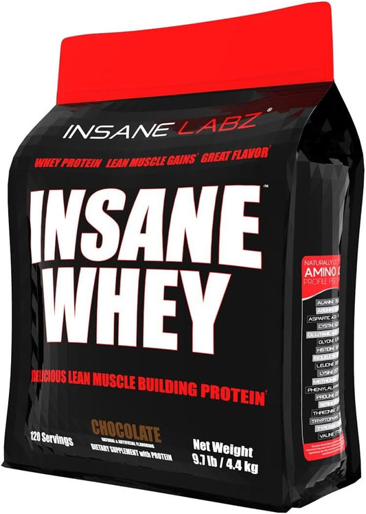 Insane Labz INSANE Whey Protein -10 Lbs ( 4.4 Kg )