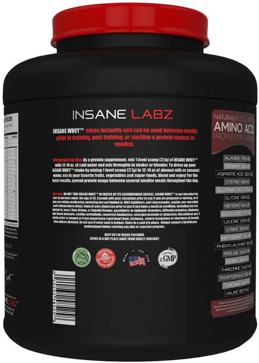 Insane Labz INSANE Whey Protein - 4.8 Lbs