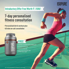 Isopure Whey Protein Isolate Powder - 2kg + Optimum Nutrition Micronised Creatine Powder - 250 gm