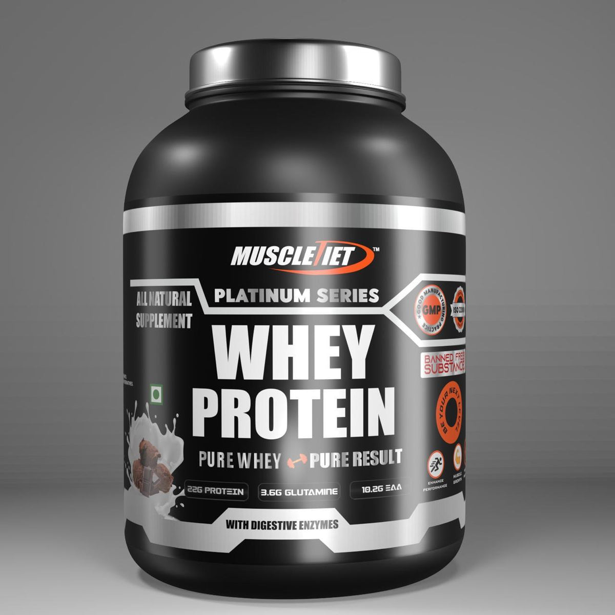 Muscle Diet Whey protein Powder - 4 Lbs