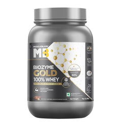 MuscleBlaze Biozyme Gold 100% Whey - 1 Kg