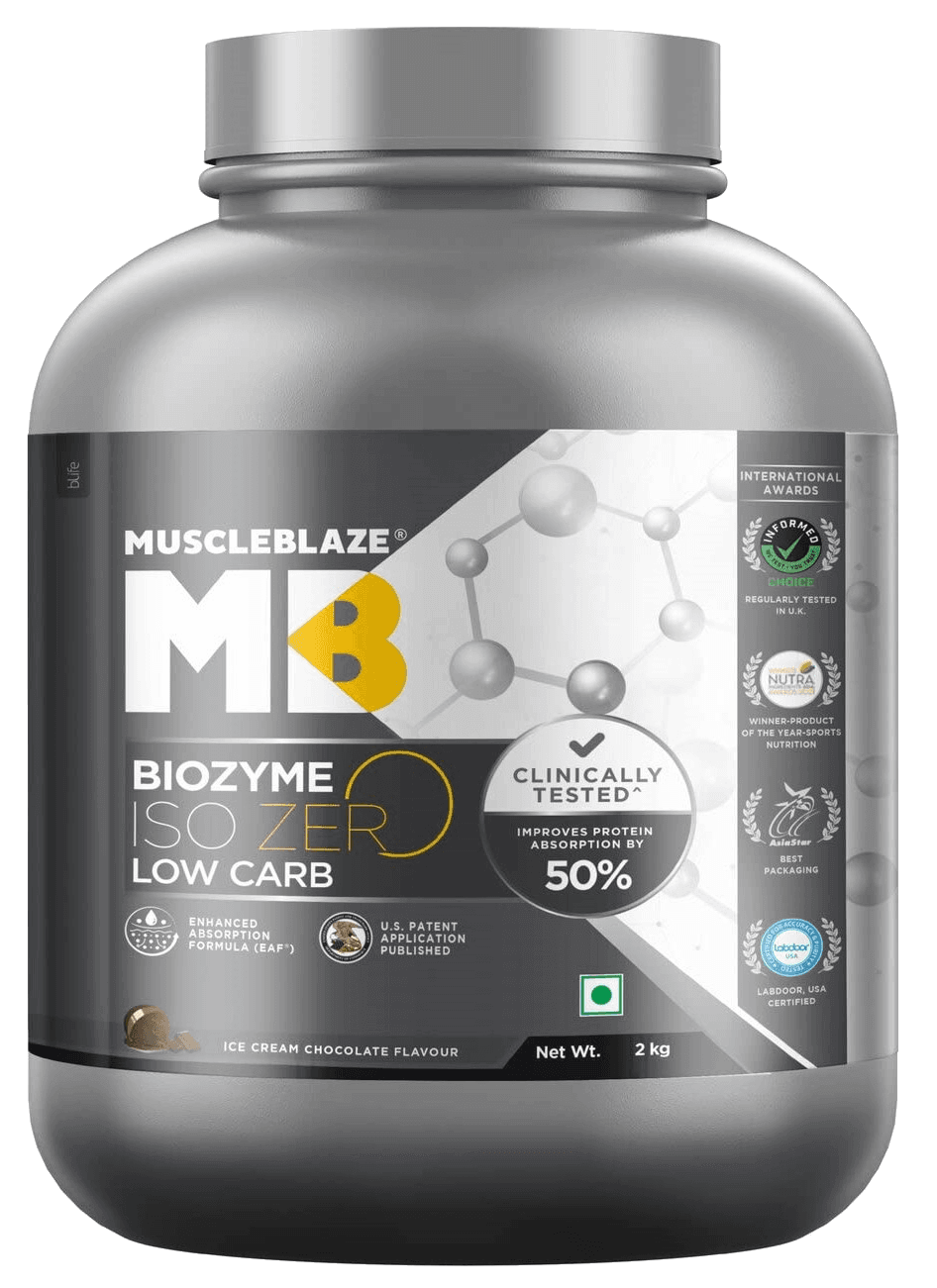 Muscleblaze Biozyme Iso-Zero Low Carb Isolate Protein - 2 Kg