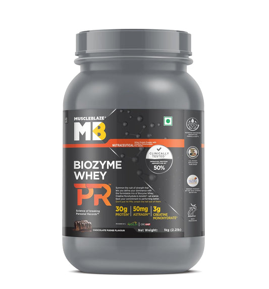 MuscleBlaze Biozyme Performance Whey Protein PR - 2.2 Lbs