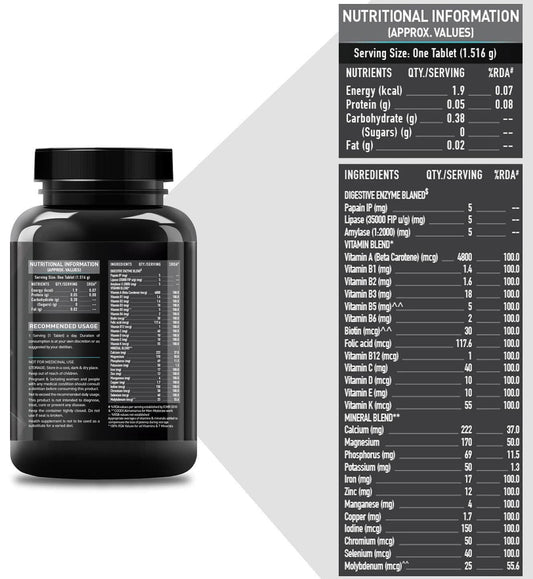 MuscleBlaze MB-VITE Daily Multivitamin - 60 Tablet