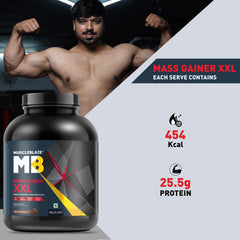 MuscleBlaze XXL MASS Gainer - 3kg (6.6 Lbs)