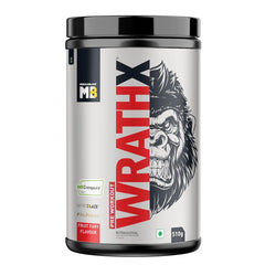MuscleBlaze Pre-Workout WrathX - (30 Servings, 510g)