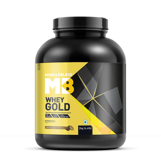 MuscleBlaze Whey Gold 100% Whey Isolate Protein - 2 Kg