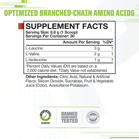 MusclePharm Essentials BCAA Powder - 30 Servings