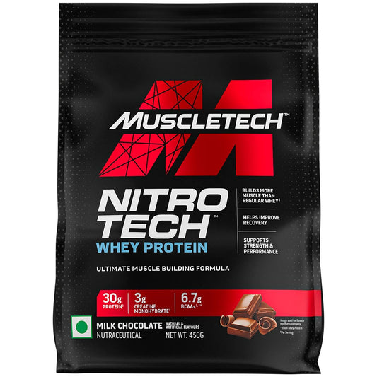 Muscletech Nitrotech Performance Series Whey Protein -  1 Lbs