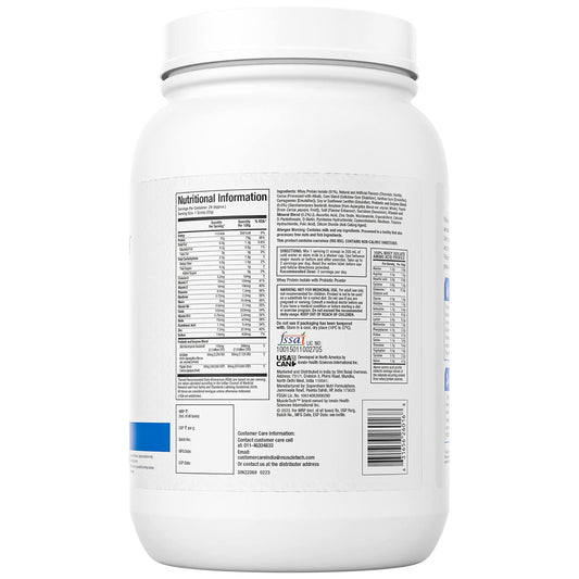 Muscletech Platinum 100% Whey Isolate, Protein Powder - 2 Lbs