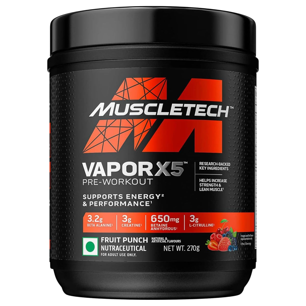 Muscletech Vapor X5 Pre Workout Powder - 30 Servings