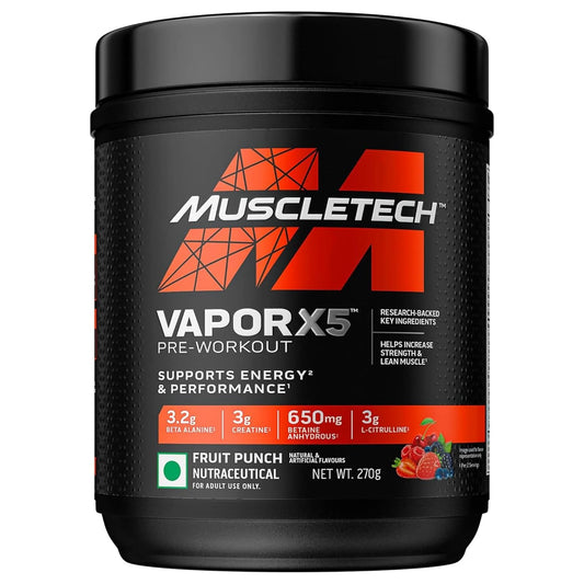 Muscletech Vapor X5 Pre Workout Powder - 30 Servings