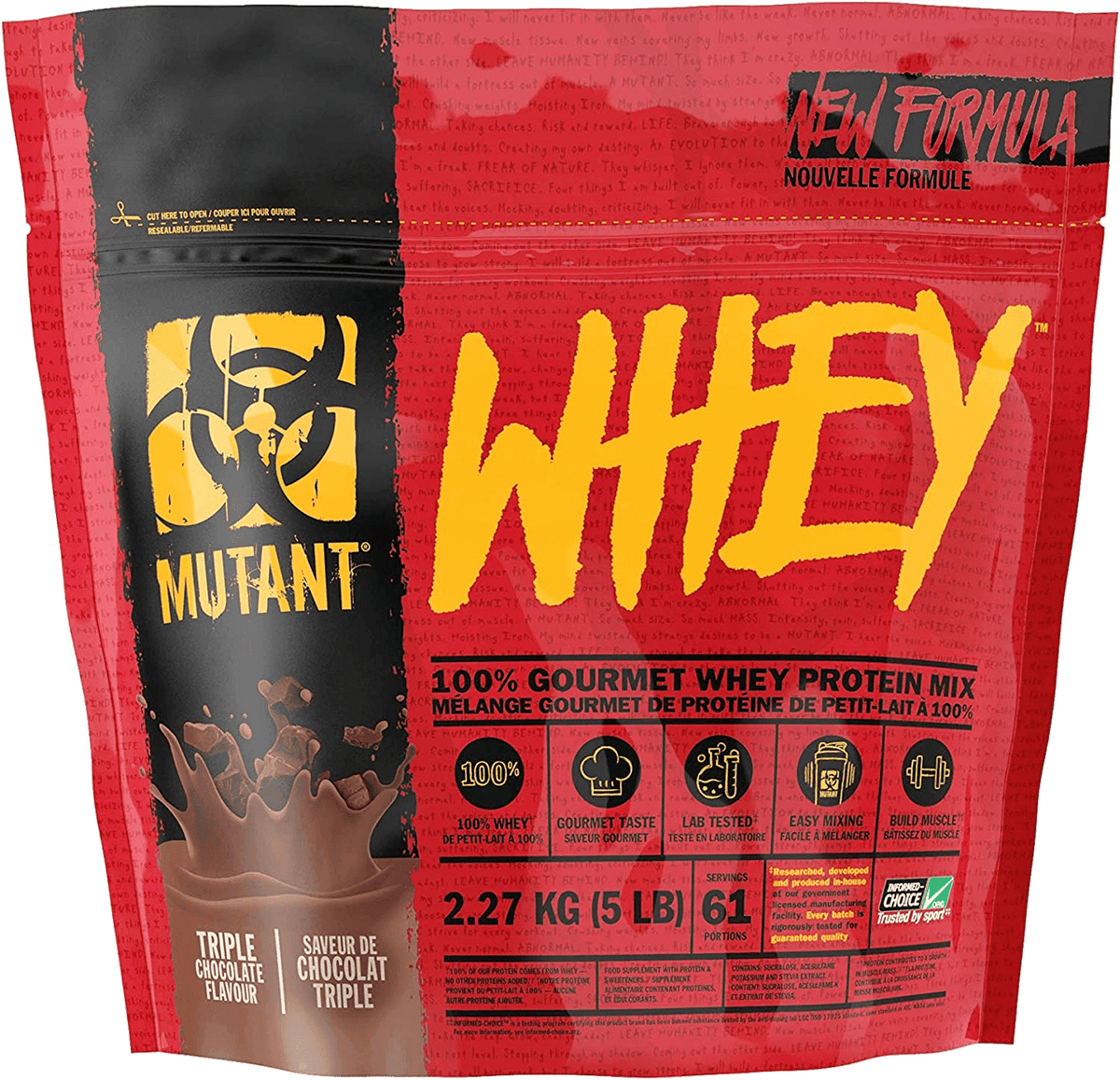 Mutant Whey 2.27 Kg (5 Lbs)