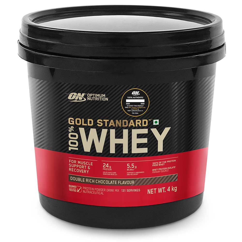 Optimum Nutrition (ON) Gold Standard 100% Whey - 8.8 Lbs ( 4 Kg )