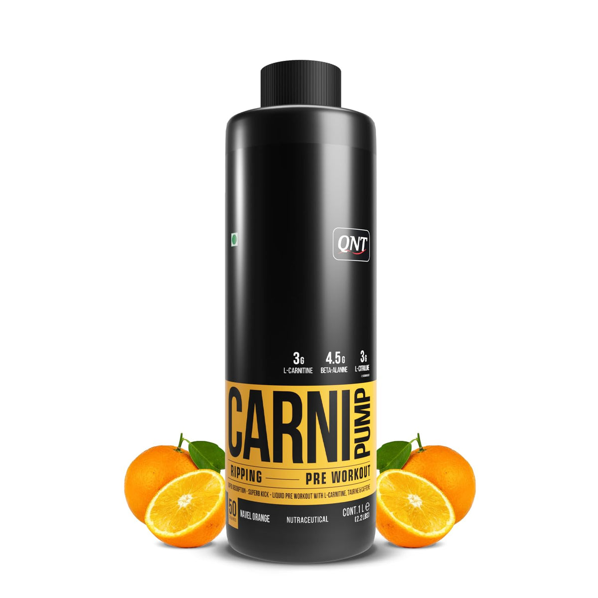 QNT Carni-Pump Ripping Pre-Workout Liquid -50 Servings