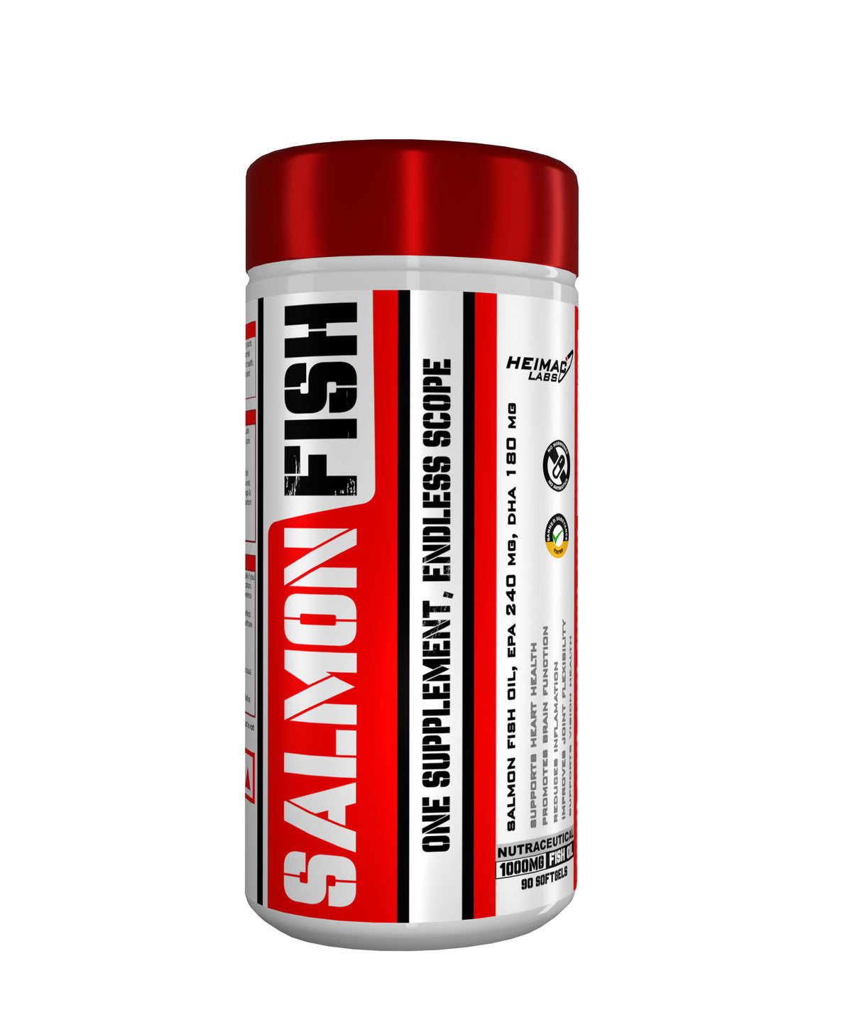 Heimac Labs Salmon 1000 Mg Omega -3 Fish oil -90 Softgel