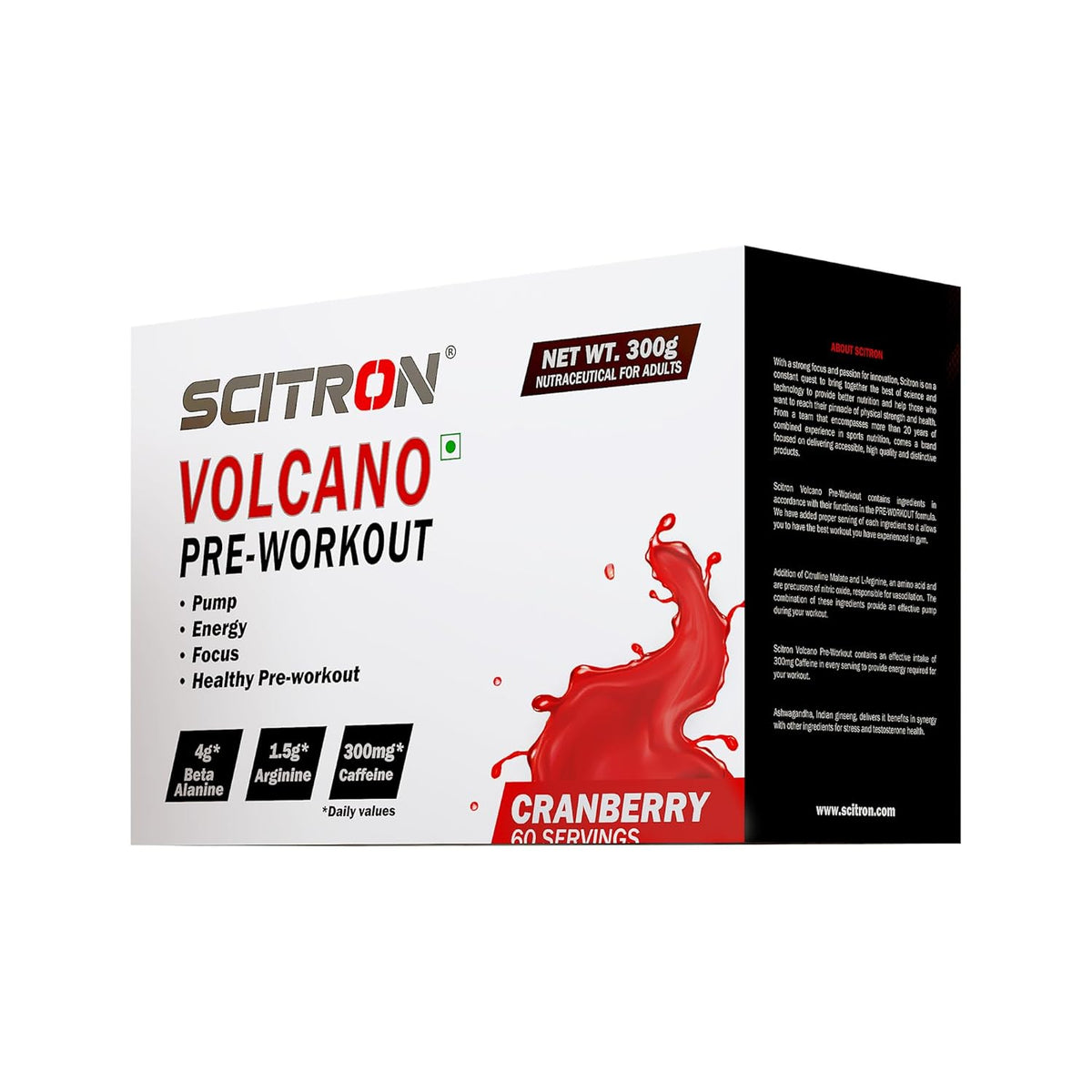Scitron Volcano Pre Workout 300g -  60 Serving