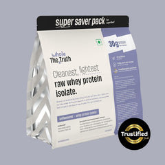 The Whole Truth 30g Whey Protein Isolate Super Saver Pack - 2 kg (4.4 Lbs)