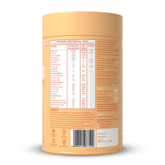 TruNativ Collagen Powder, Marine Collagen Type 1 & 3 - 200g