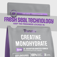 Trunativ Pure Micronised Creatine Powder | Creatine Monohydrate -100g (33 Serving )
