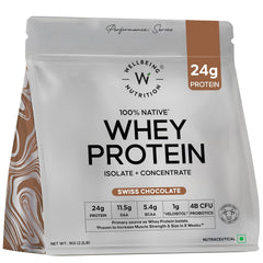Wellbeing Nutrition Whey Protein Concentrate - 1 kg Unflavoured