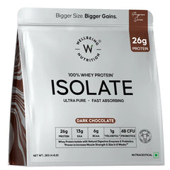 Wellbeing Nutrition Whey Protein Isolate 31g | 4B CFU Probiotics | 2 Kg