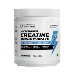 Wellcore (Wellversed) - Micronised Creatine Monohydrate - 250 Gm