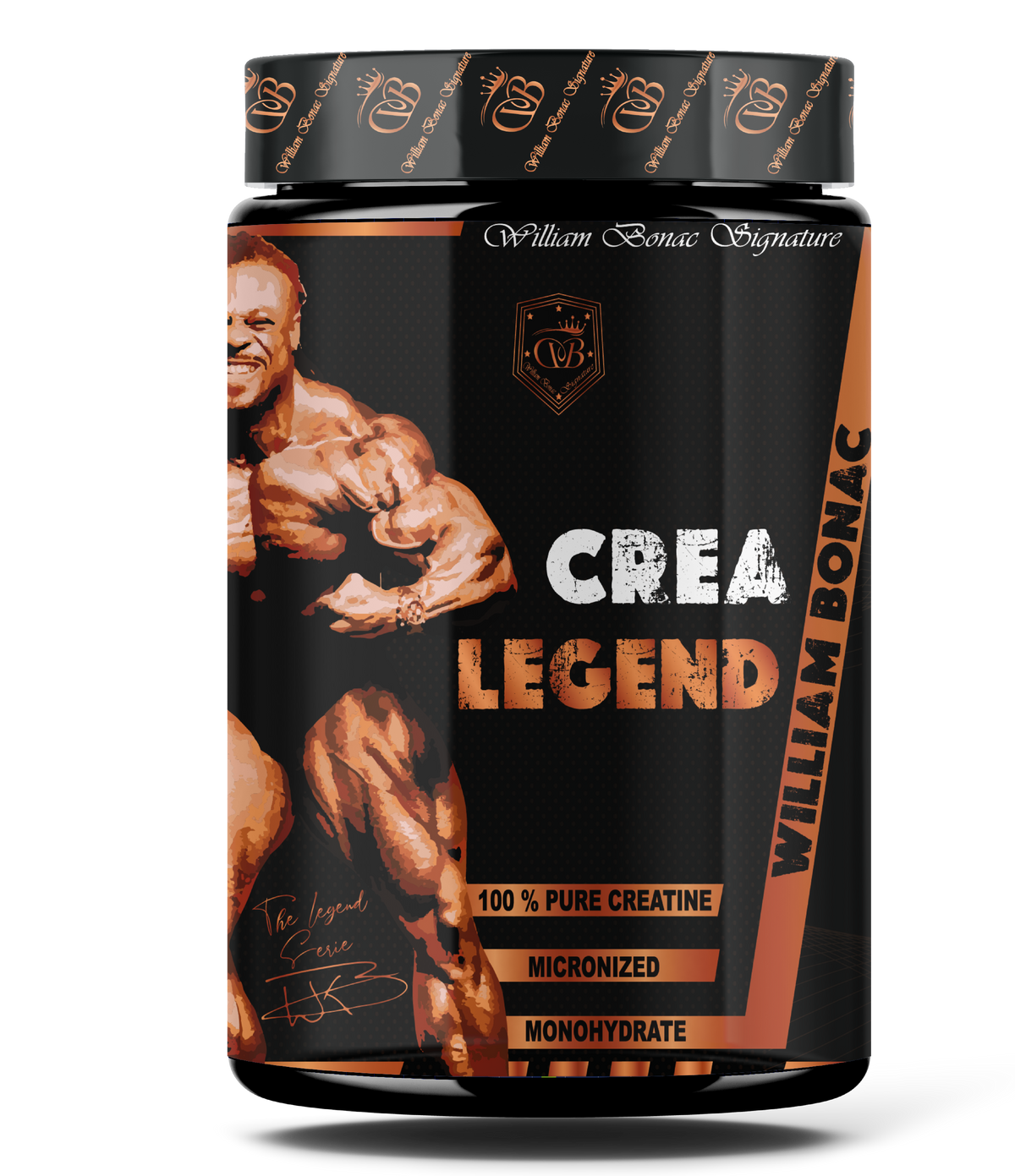 William Bonac Signature Series Legend CREA Creatine Monohydrate , 300 Gms -83 Servings