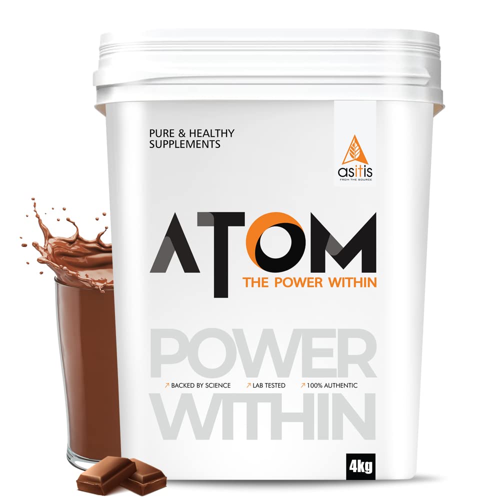 AS-IT-IS Atom Whey Protein with Digestive Enzymes - 4 Kg