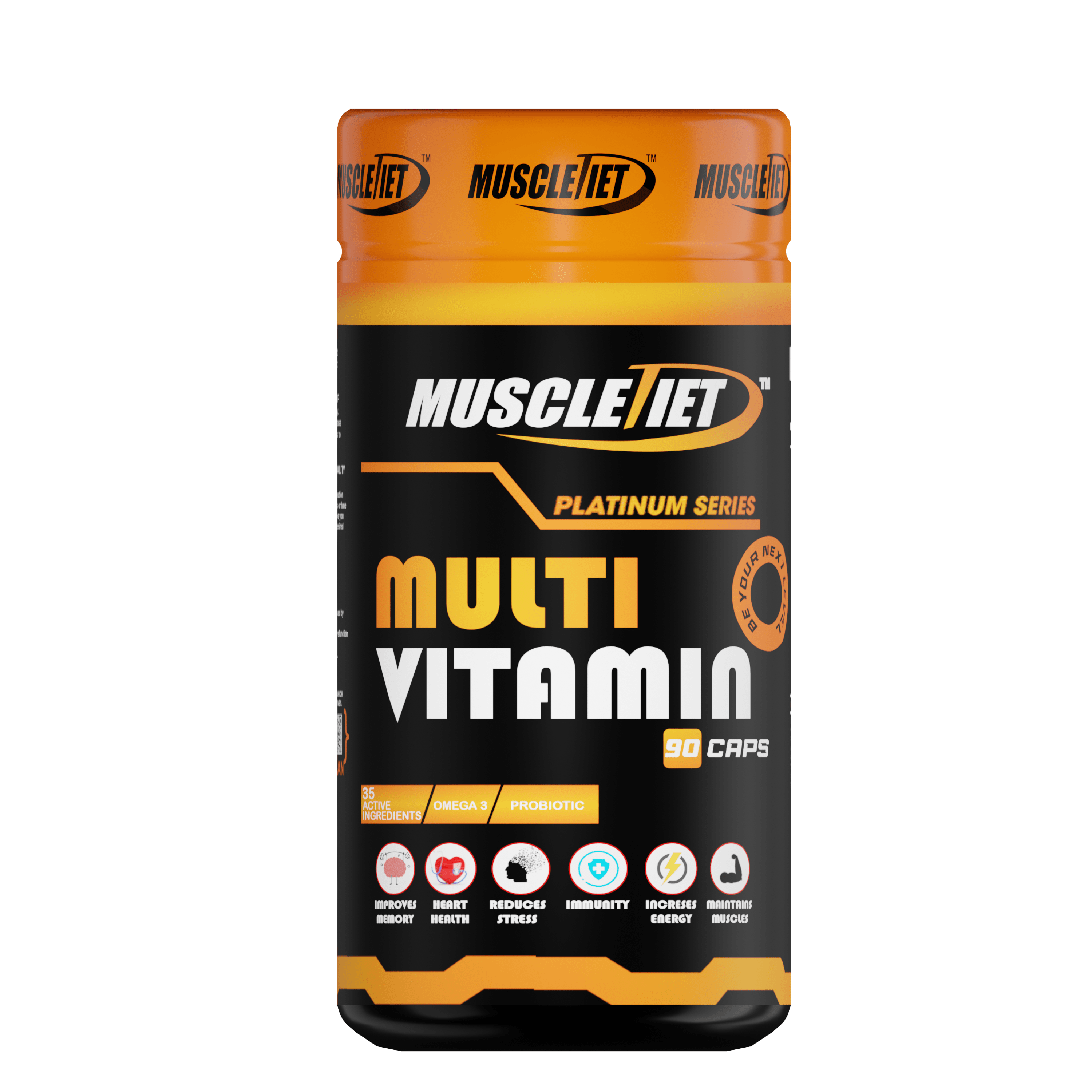 Muscle Diet Platinum Multivitamin - 90 Caps 