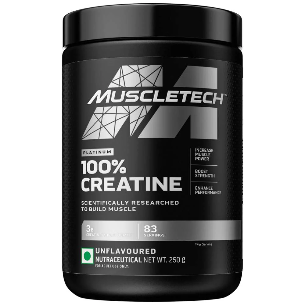 Muscletech Platinum 100% Creatine Monohydrate ,250 Gms - 83 Servings