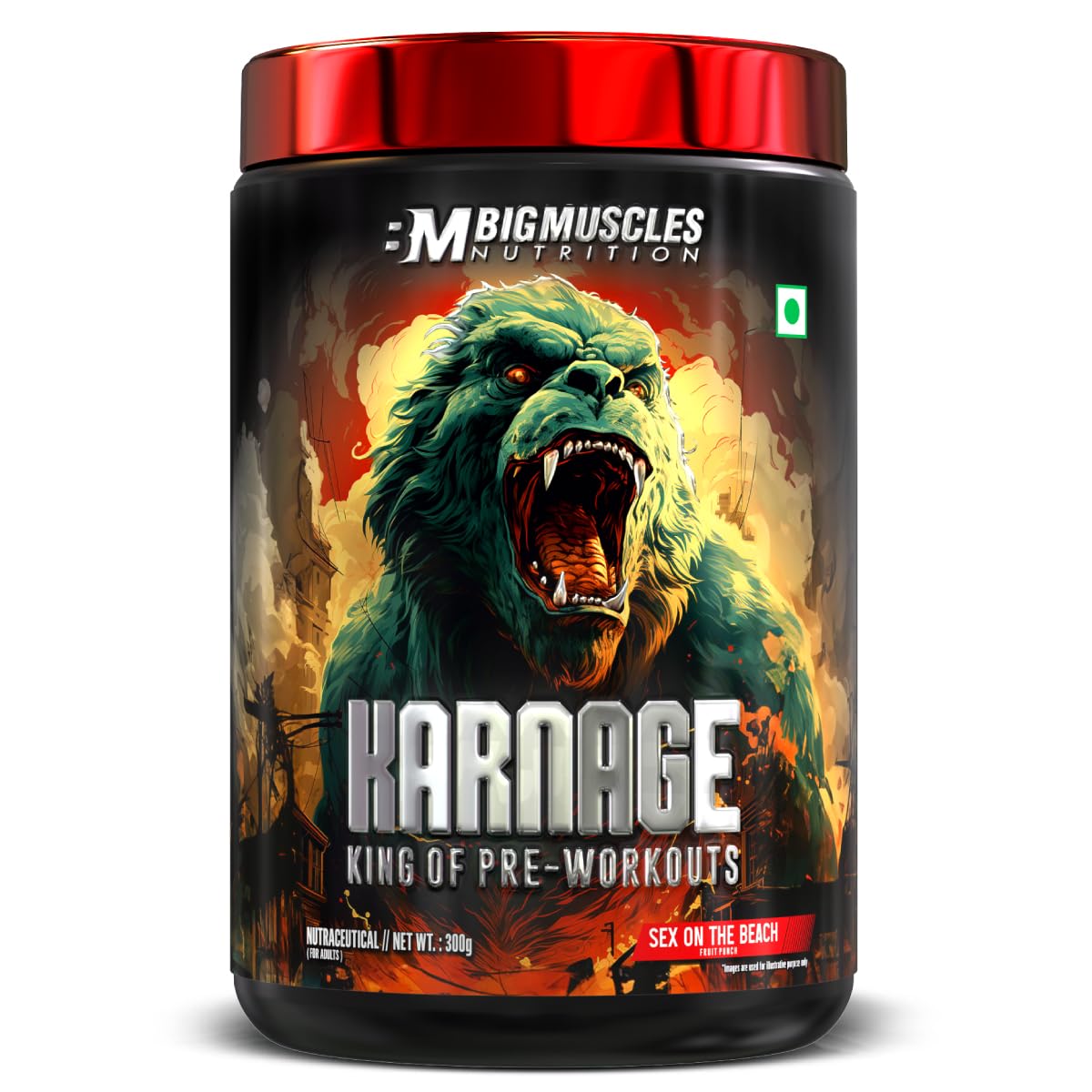 Bigmuscles Nutrition Karnage Pre workout - 60 Servings