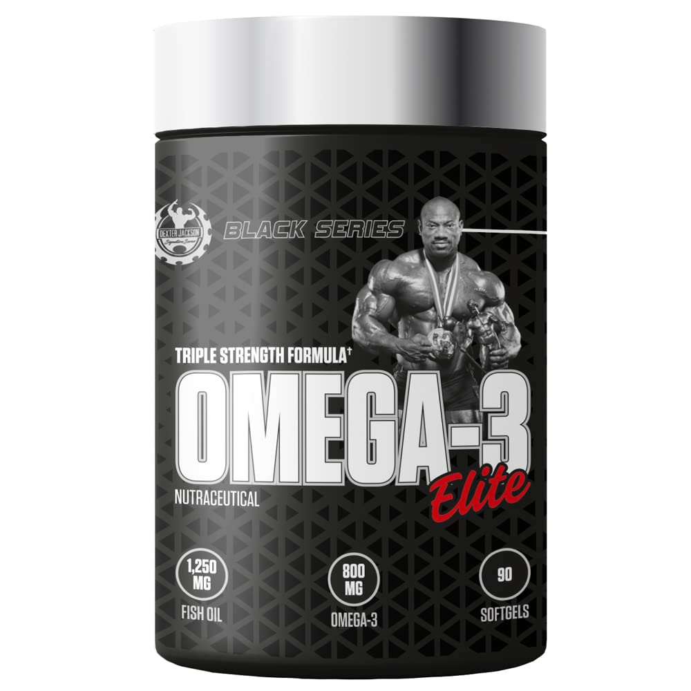 Dexter Jackson Black Series Triple Strength Omega-3 Fish Oil - 90 Softgels