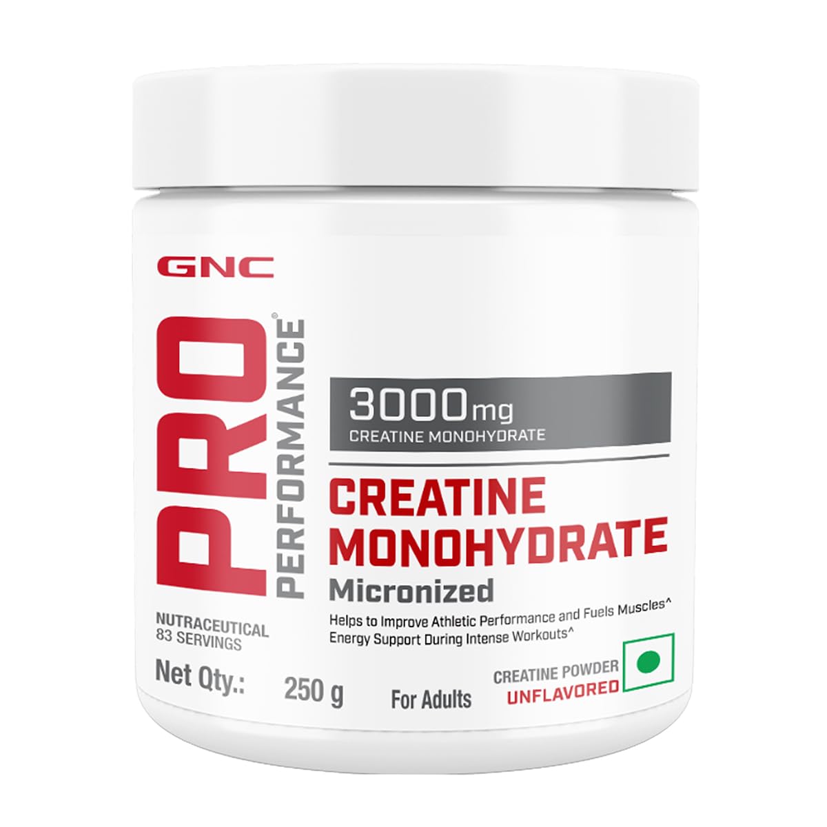 GNC Pro Performance Creatine Monohydrate , 250 Gms	-83 Servings