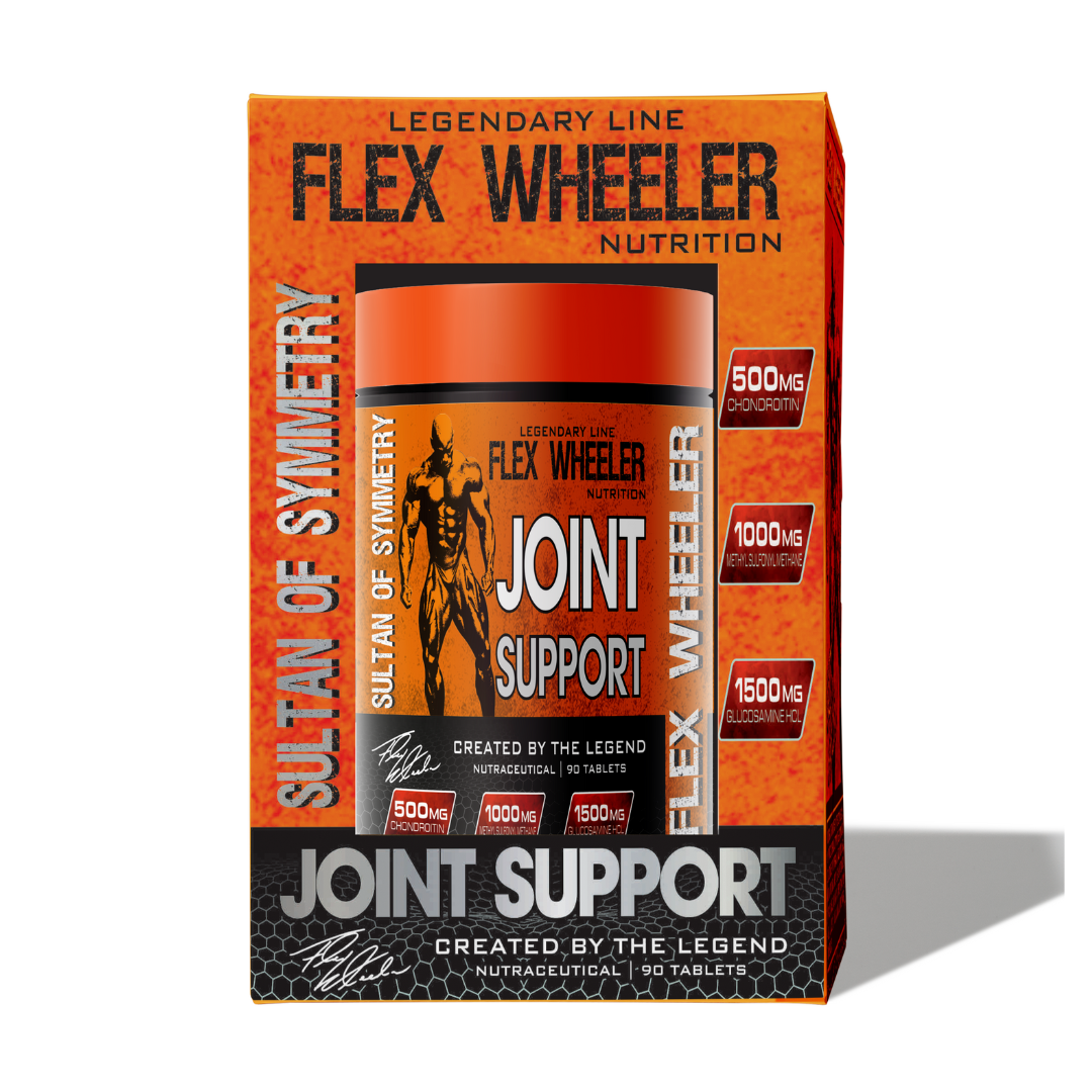 Flex Wheeler Nutrition Legendary Joint Support - 90 Tablets - Comprehensive Formula for Joint Health & Mobility